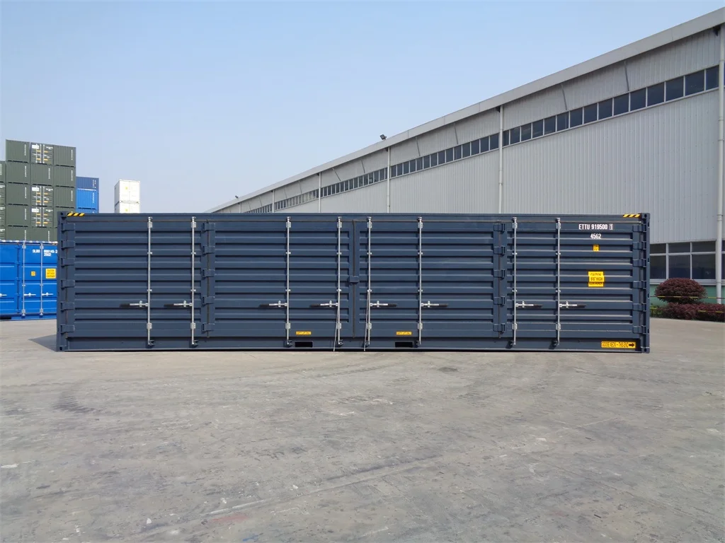 40 fuß high cube container, 3 seiten zu öffnen (side door )