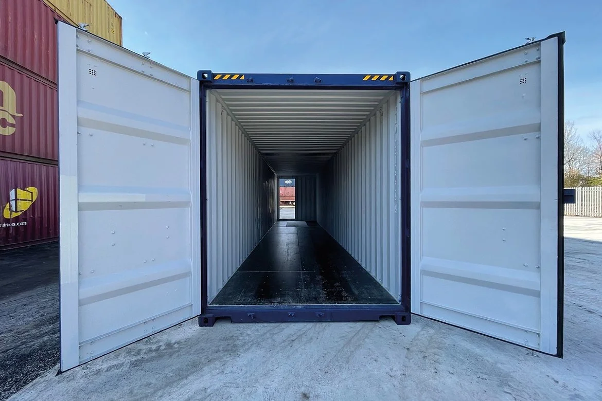 40 fuß tri door container